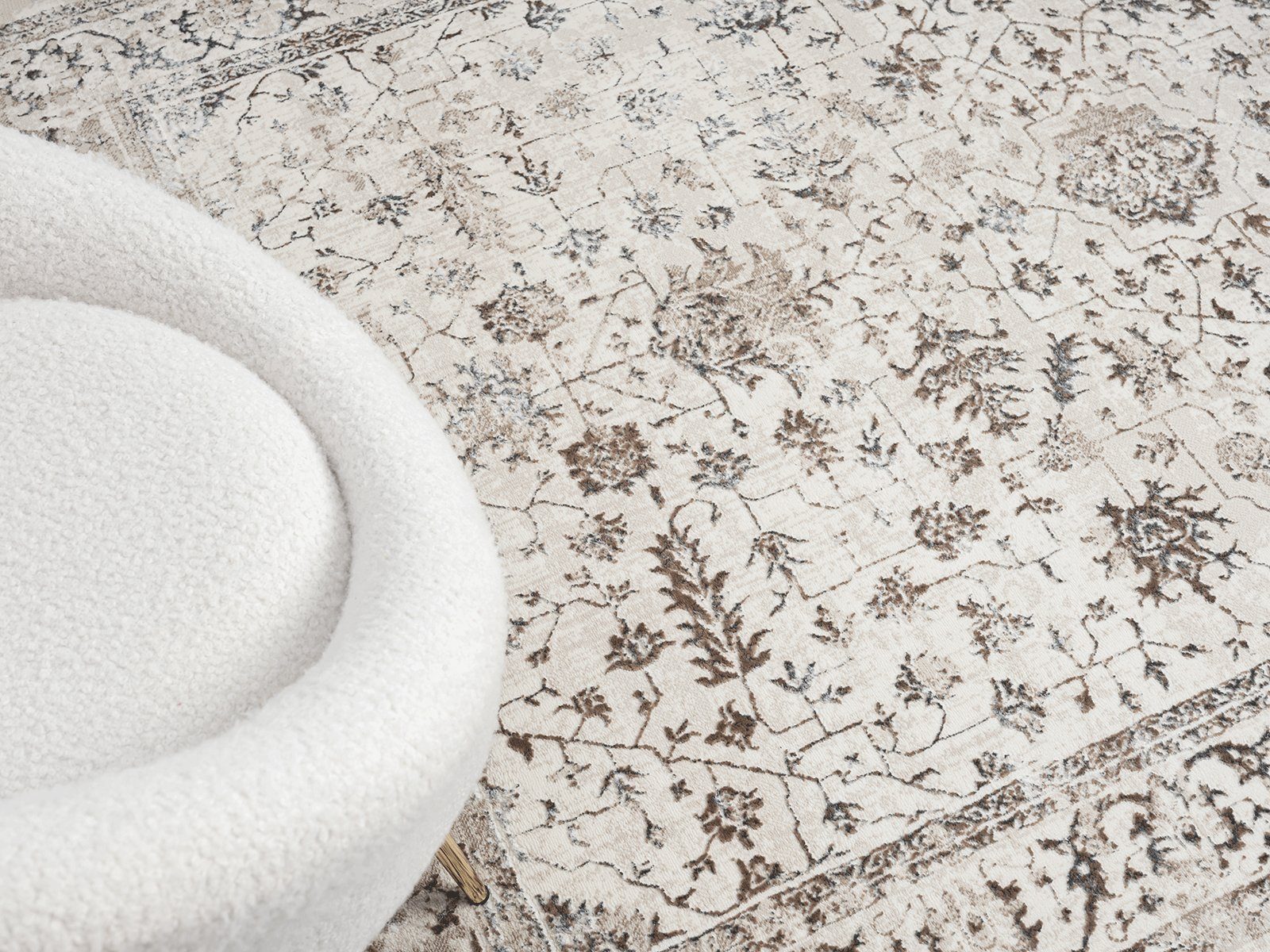 Teppich Mila moderner Teppich Wohnzimmer, elegant glänzender Kurzflor, the carpet, Rechteck, Höhe: 8 mm, Wohnzimmer, Schlafzimmer, Glanzeffekt, Modern