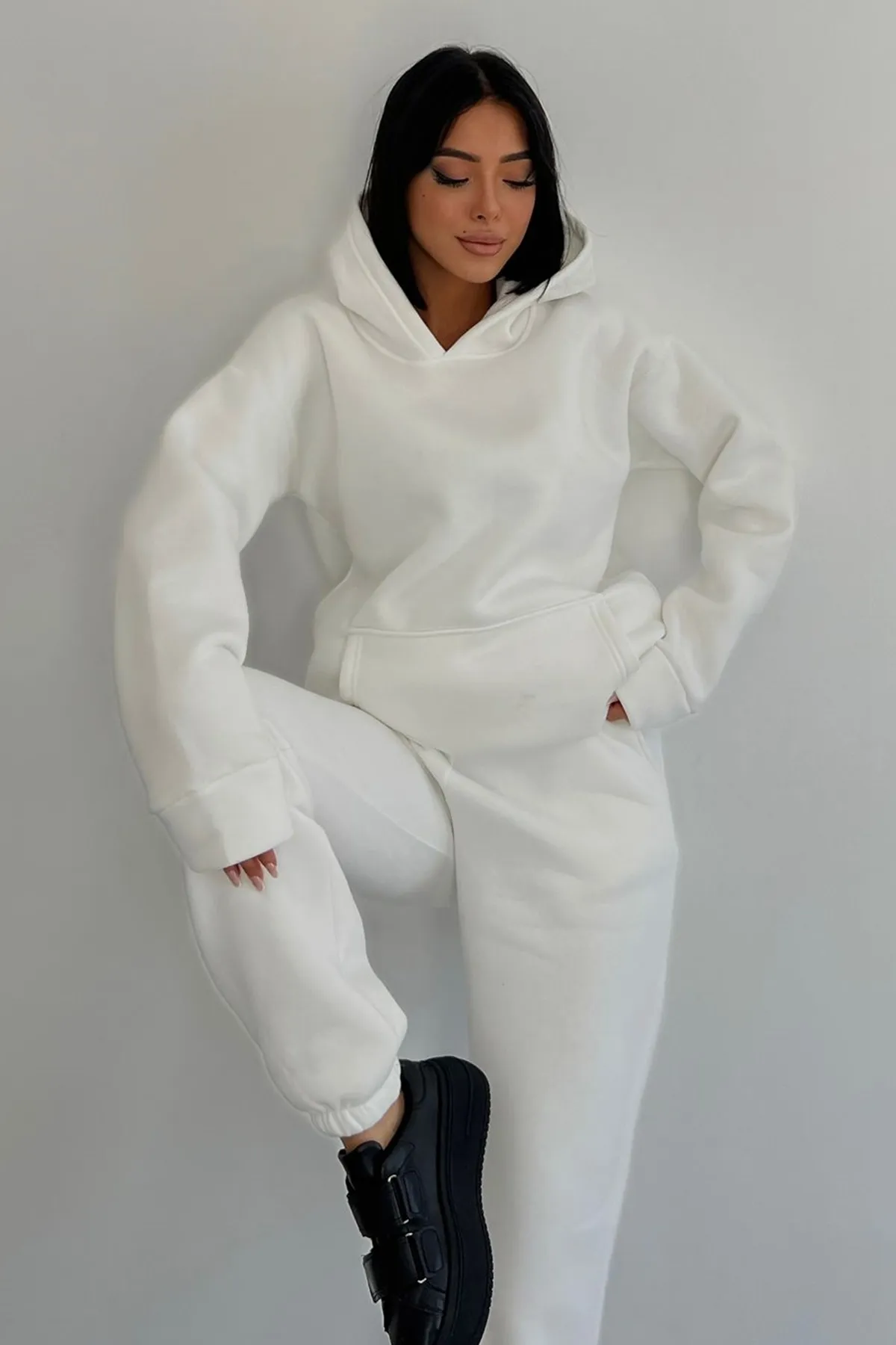 bayansepeti  Trainingsanzug - Weiß - Regular Fit