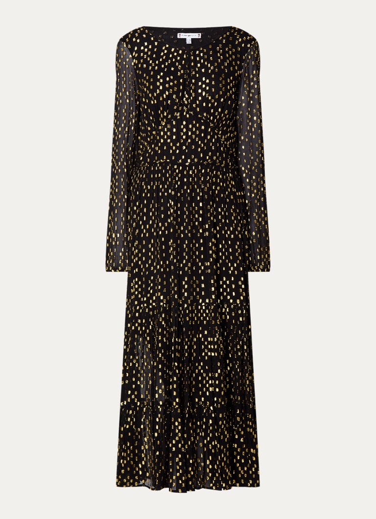 Tommy Hilfiger  Maxi tuniekjurk met lurex en keyhole
