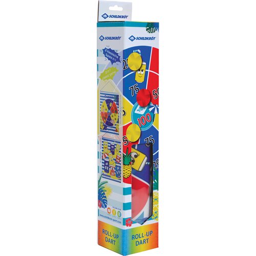 DARTBOARD SCHILDKÖT ROLL-UP DART SET, 1 AUFROLLBARE KLETT-DARTSCHEIBE, BEIDSEITIG MIT UNT