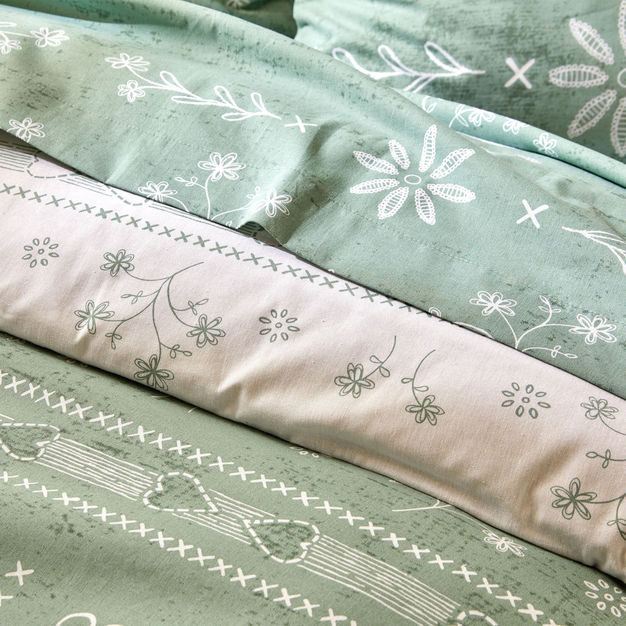 Linge de lit Anceny imprimé coeur