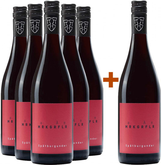 5+1 Paket MRKGRFLR Spätburgunder - Markgräfler Winzer