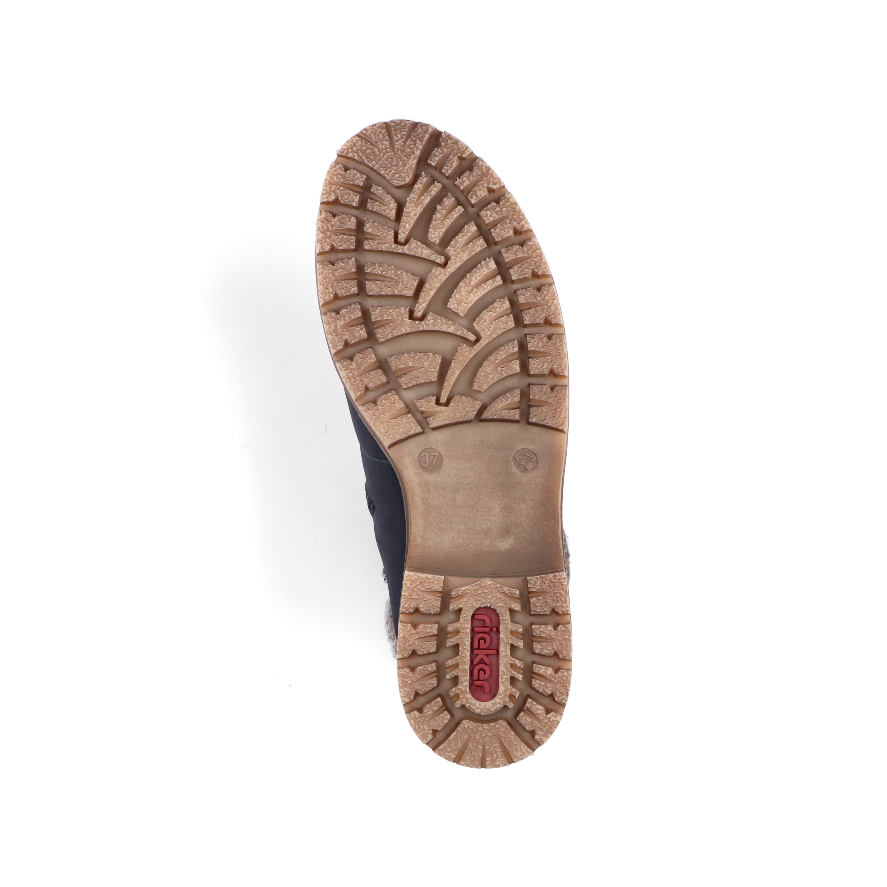 Rieker Damen Schnürstiefel ozeanblau