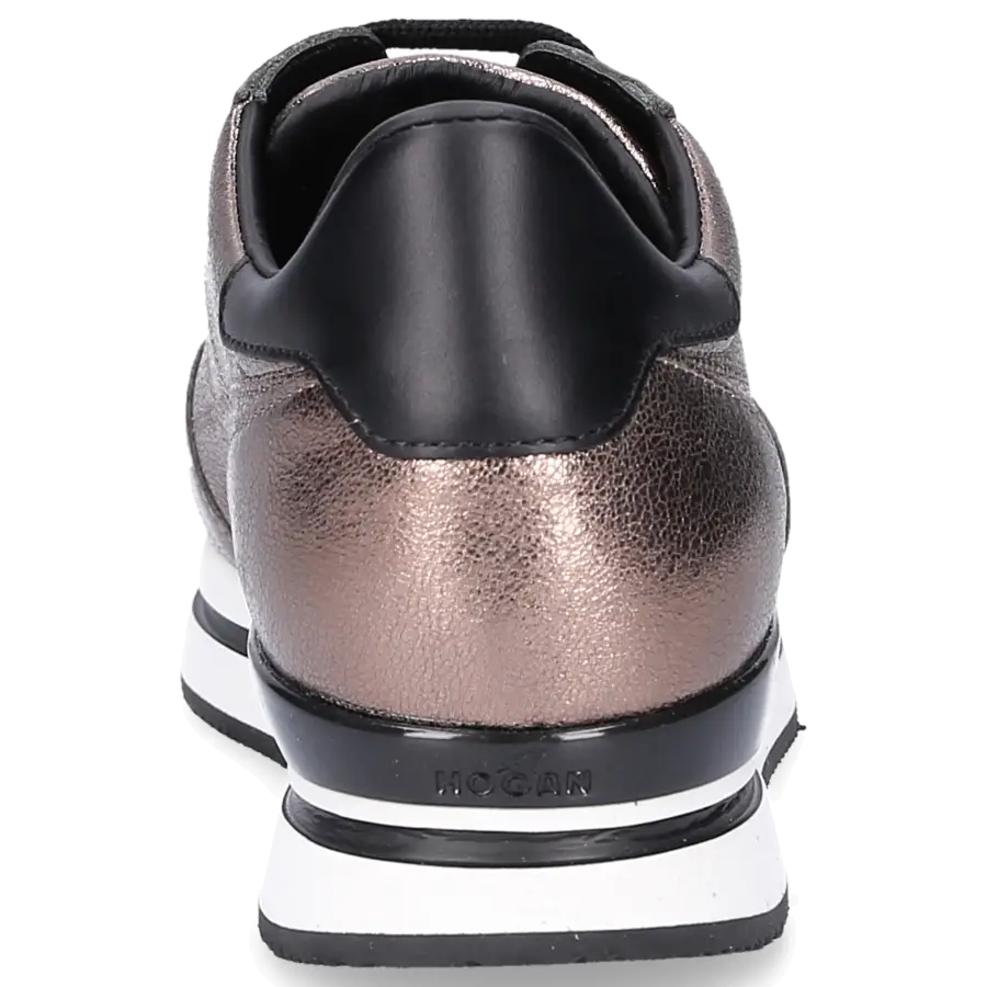 Hogan - Sneaker low Glattleder Logo bronze - braun