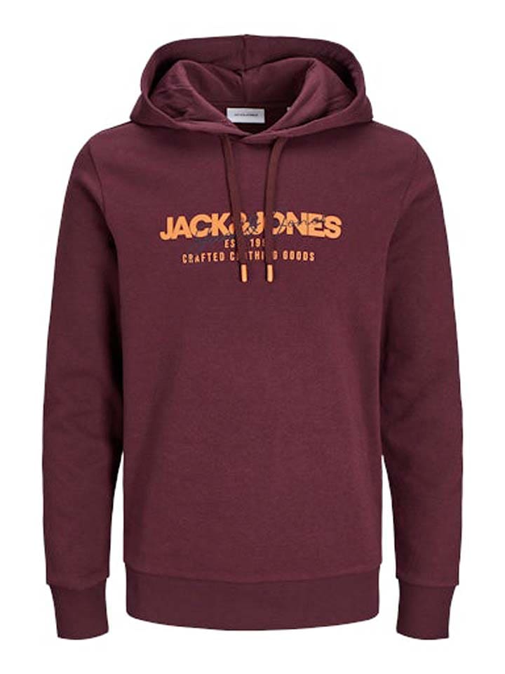 Jack & Jones Hoodie in Bordeaux günstig kaufen