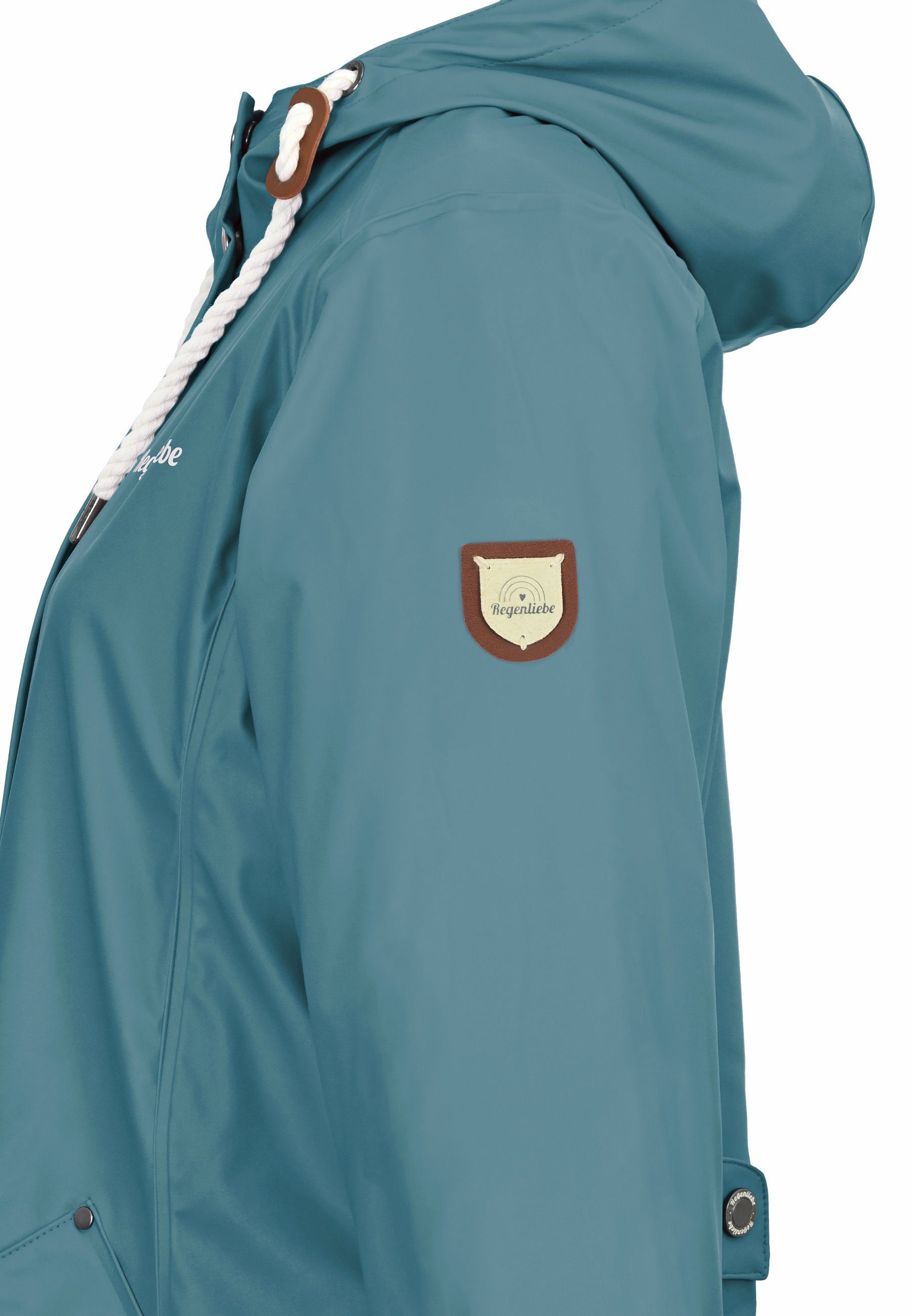Regenliebe Winterjacke Friesennerz Regenparka mit Teddyfleece gefüttert