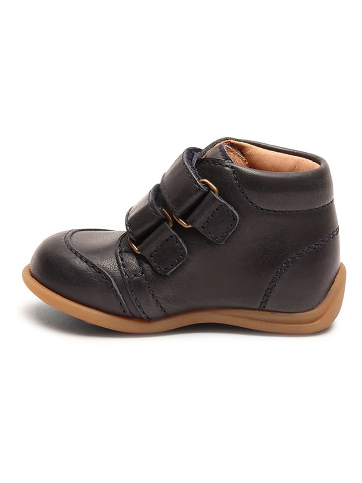 bisgaard Leder-Lauflernschuhe in Dunkelblau günstig kaufen