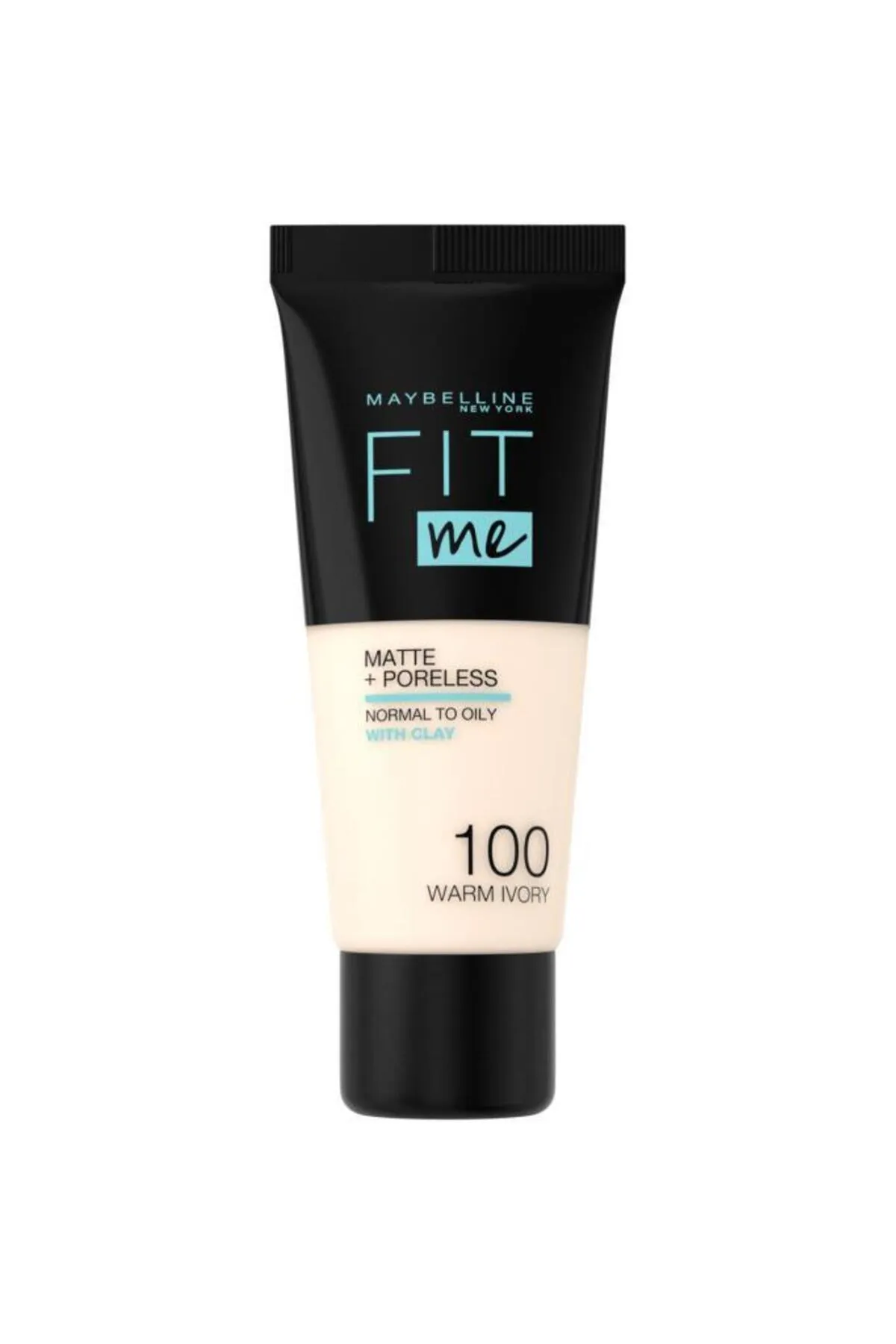 Maybelline New York  Fit Me Matte Poreless Foundation – 100 Warm Ivory