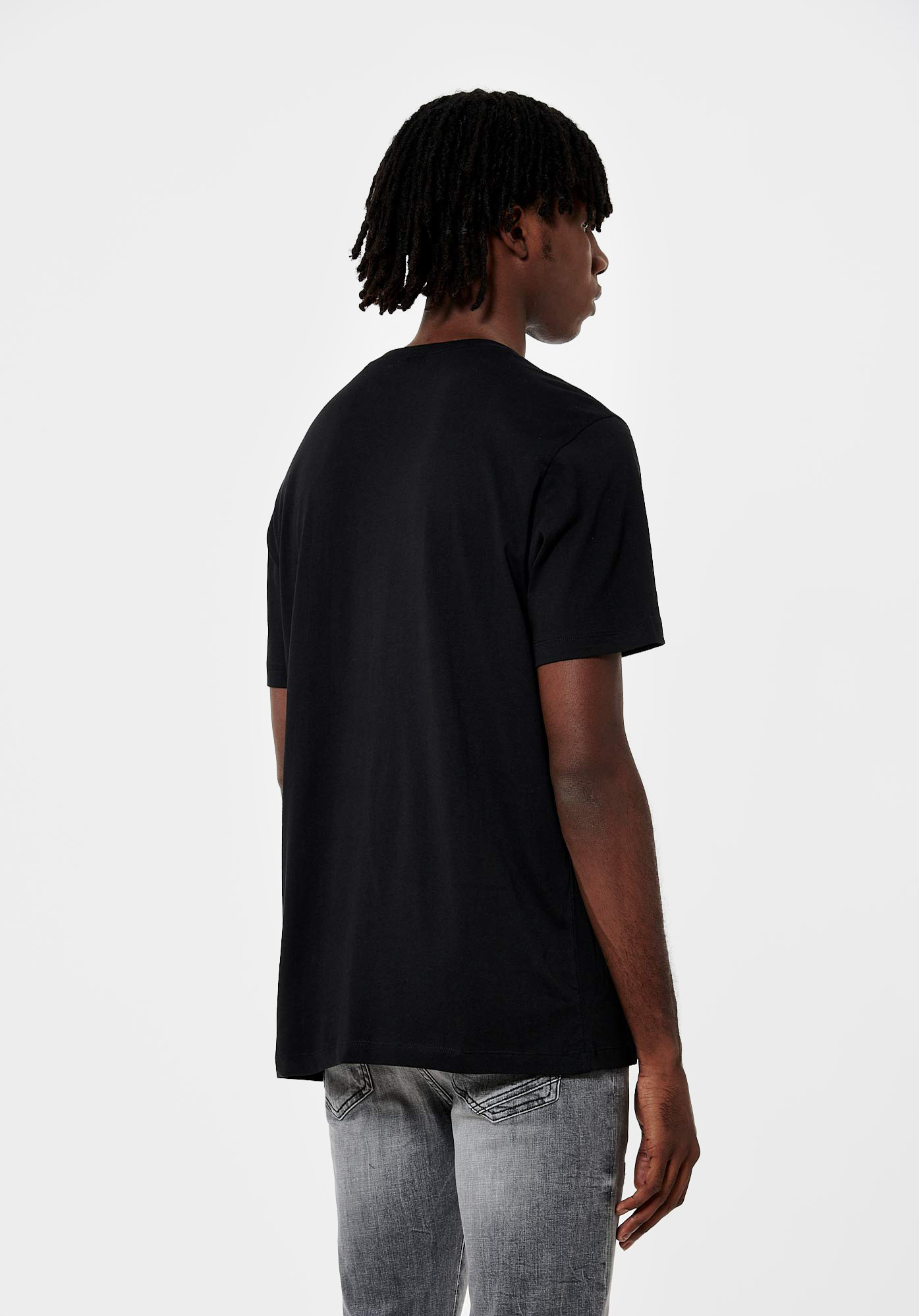 CLAY   T-shirt noir Homme en 100% coton