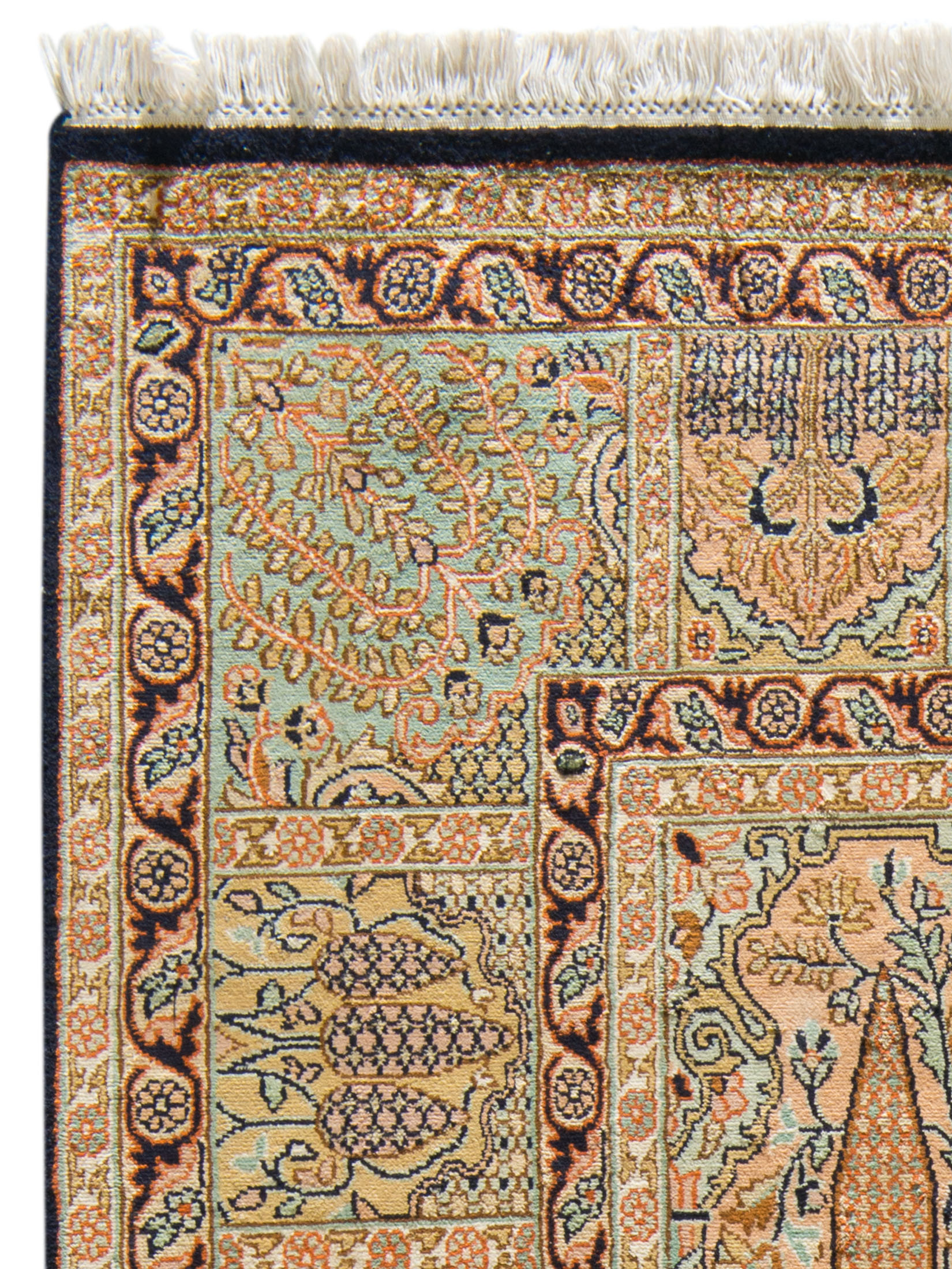 Kaschmir Seide 18/18 ca. 153 x 211 cm, Unikat / Einzelstück