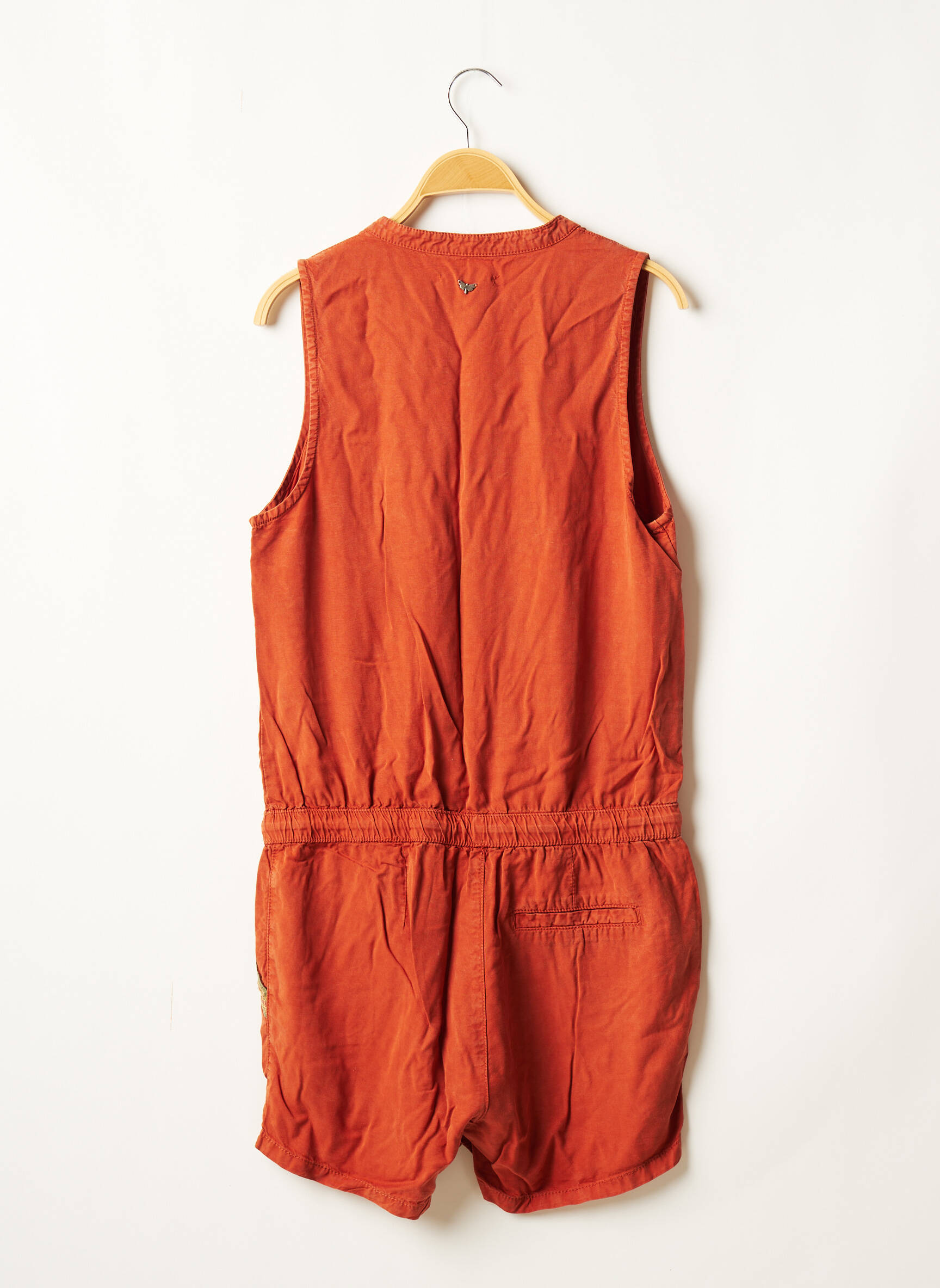 Les P Tites Bombes Combi Shorts Femme couleur orange