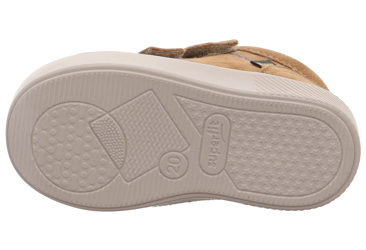 SUPIES - Braun/BlauSneaker low mit Klettverschluss
