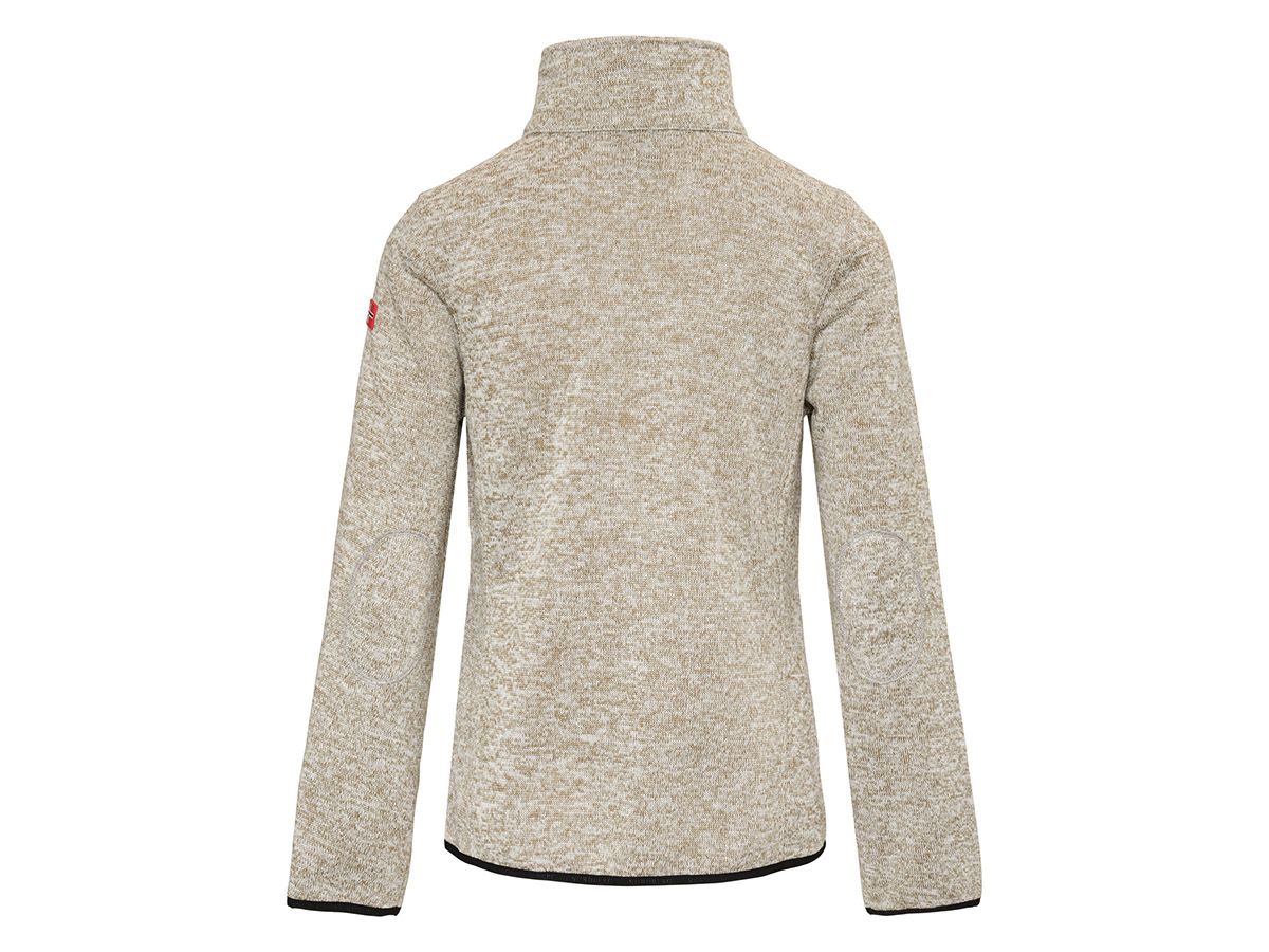 Nordberg Andrea Taupe Melange Damen Fleecejacke