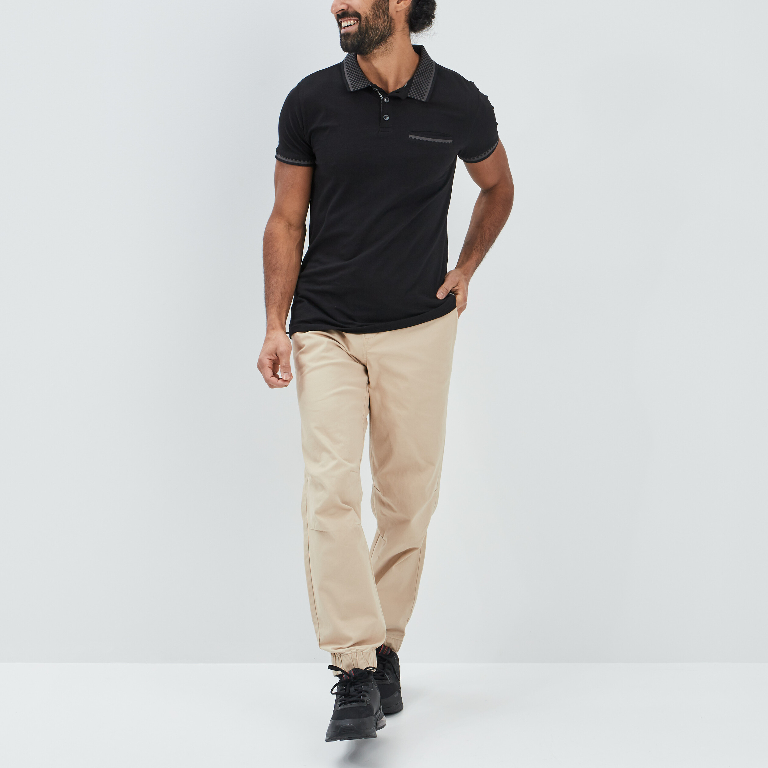 Pantalon jogpant sable homme | La Halle