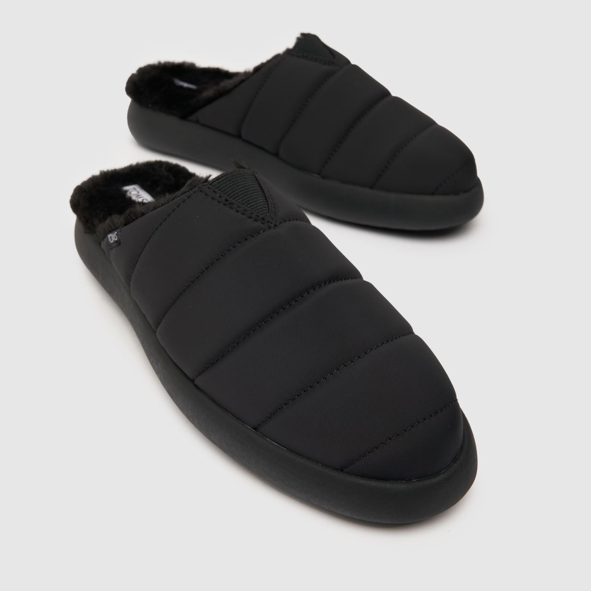 Črni ravni čevlji TOMS alpargata mallow