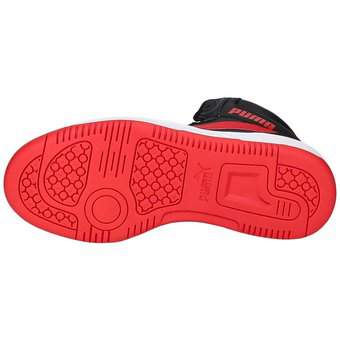 PUMA Rebound V6 Mid Jr Sneaker in schwarz