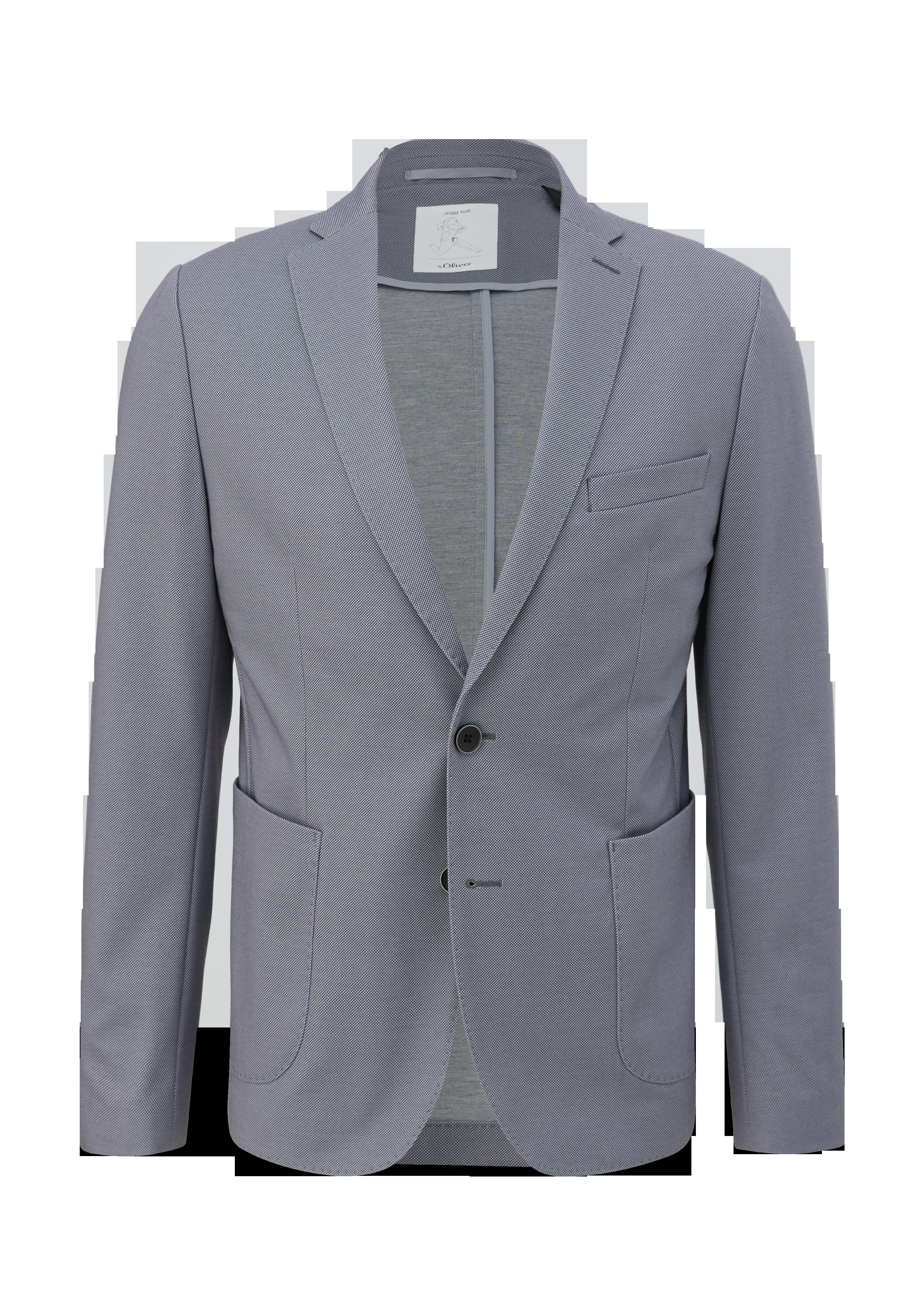 Slim: Sakko mit aufgesetzten Taschen  2137147-97A9