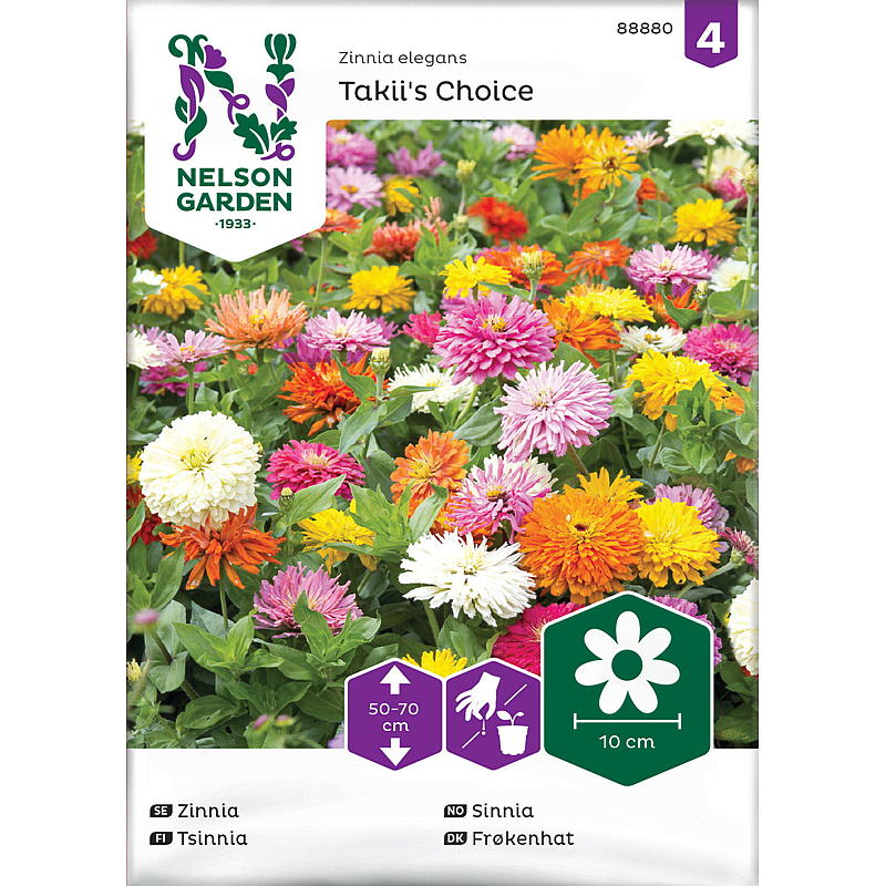 Nelson garden Frø Sinnia Takii'S Choice