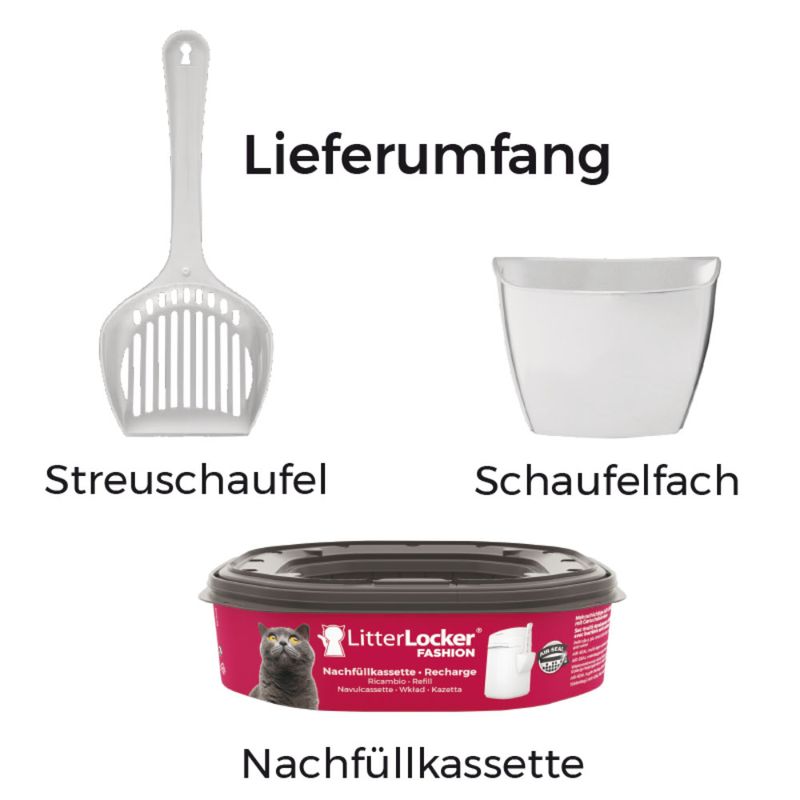 LitterLocker Fashion Katzenstreu Entsorgungseimer
