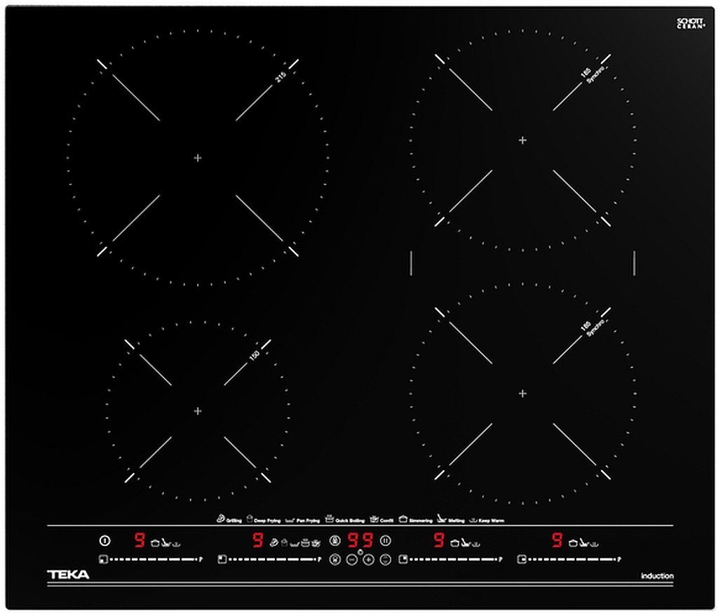 BOSCH Backofen-Set EcoClean Direct mit TEKA Induktionskochfeld Multislider autark, 60 cm