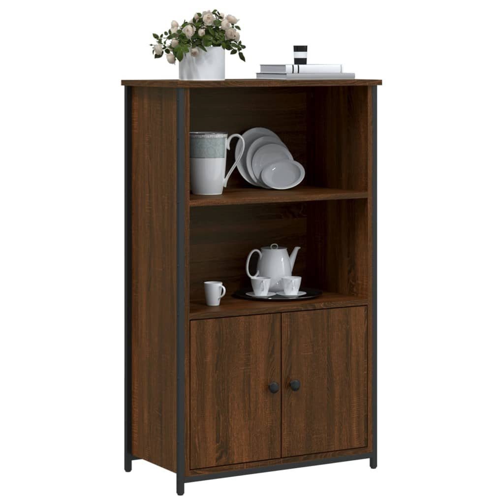 vidaXL Anrichte Highboard Braun Eichen-Optik 62x32x103,5 cm Holzwerkstoff