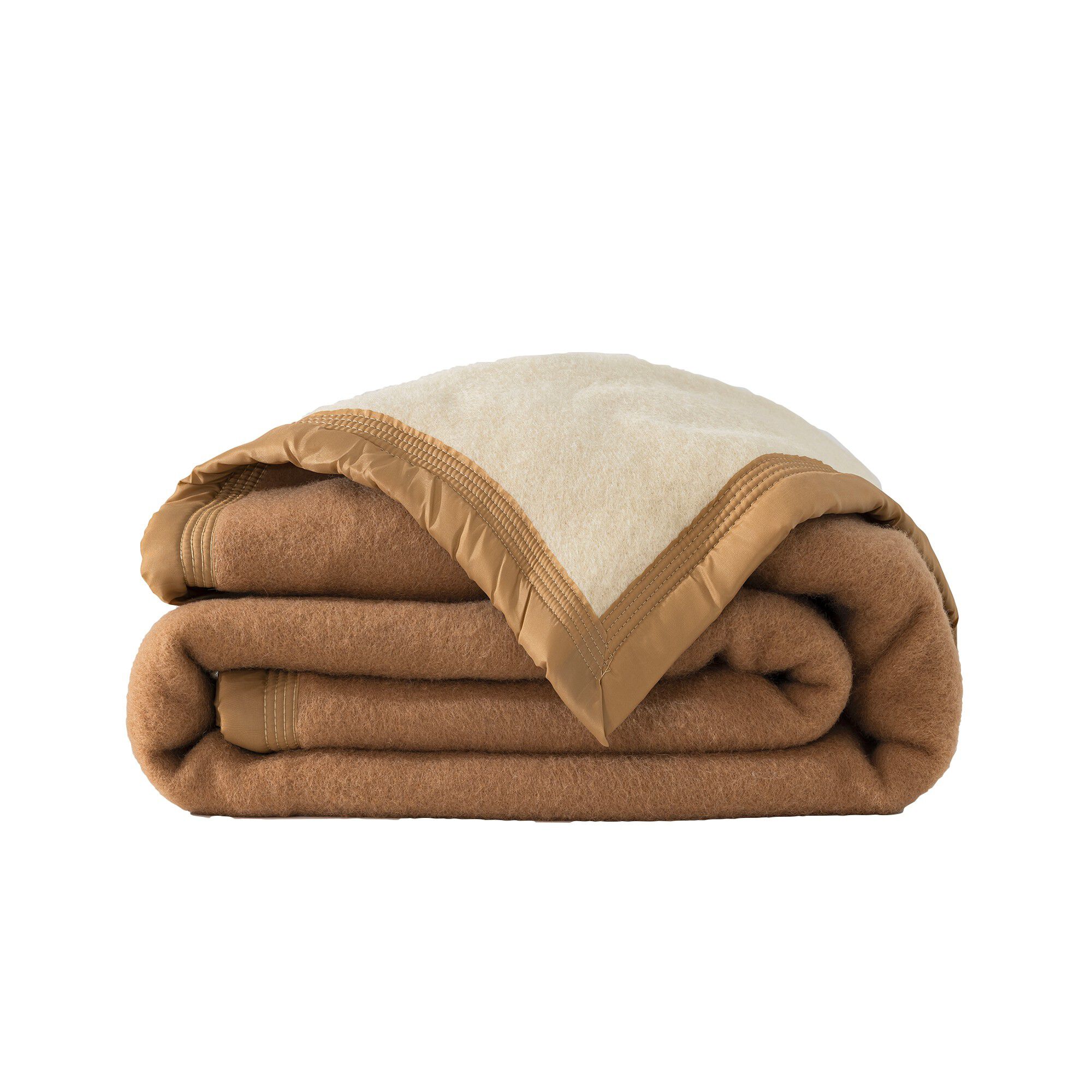 Couverture bicolore laine 600g/m2