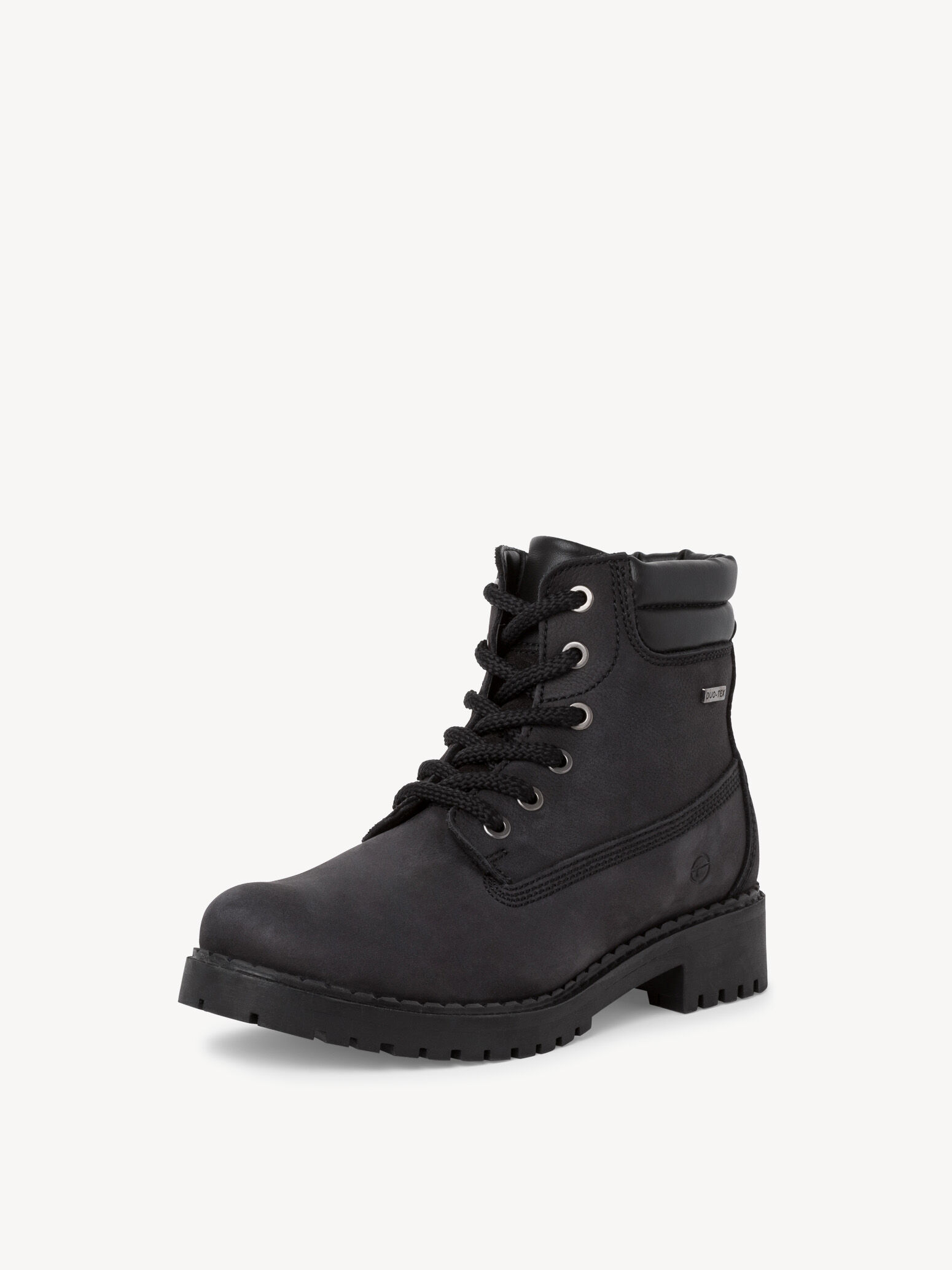 Bottine en cuir - noir doublure chaude
