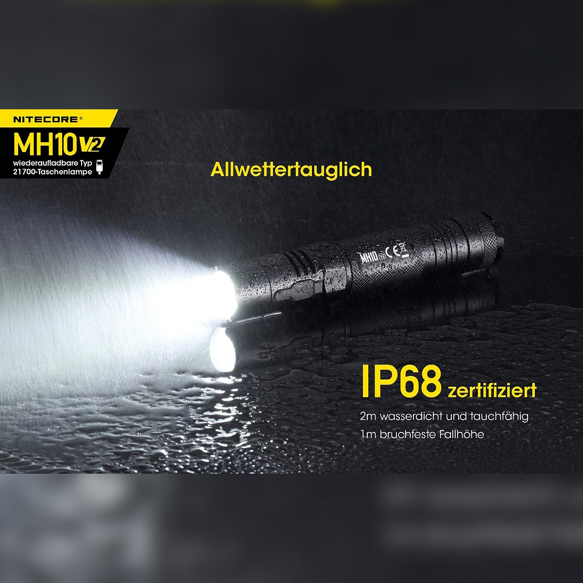 LED Taschenlampe MH10S