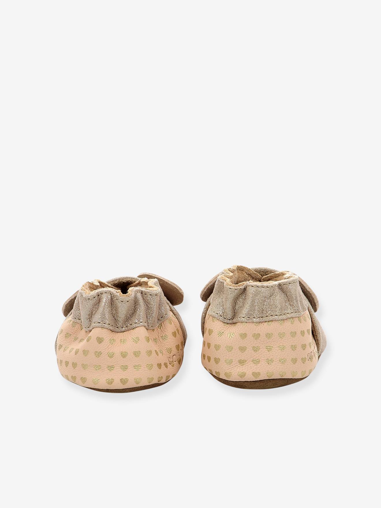 Robeez Mädchen Baby Krabbelschuhe MOUSE NOSE 946551-10 ROBEEZ - rosa