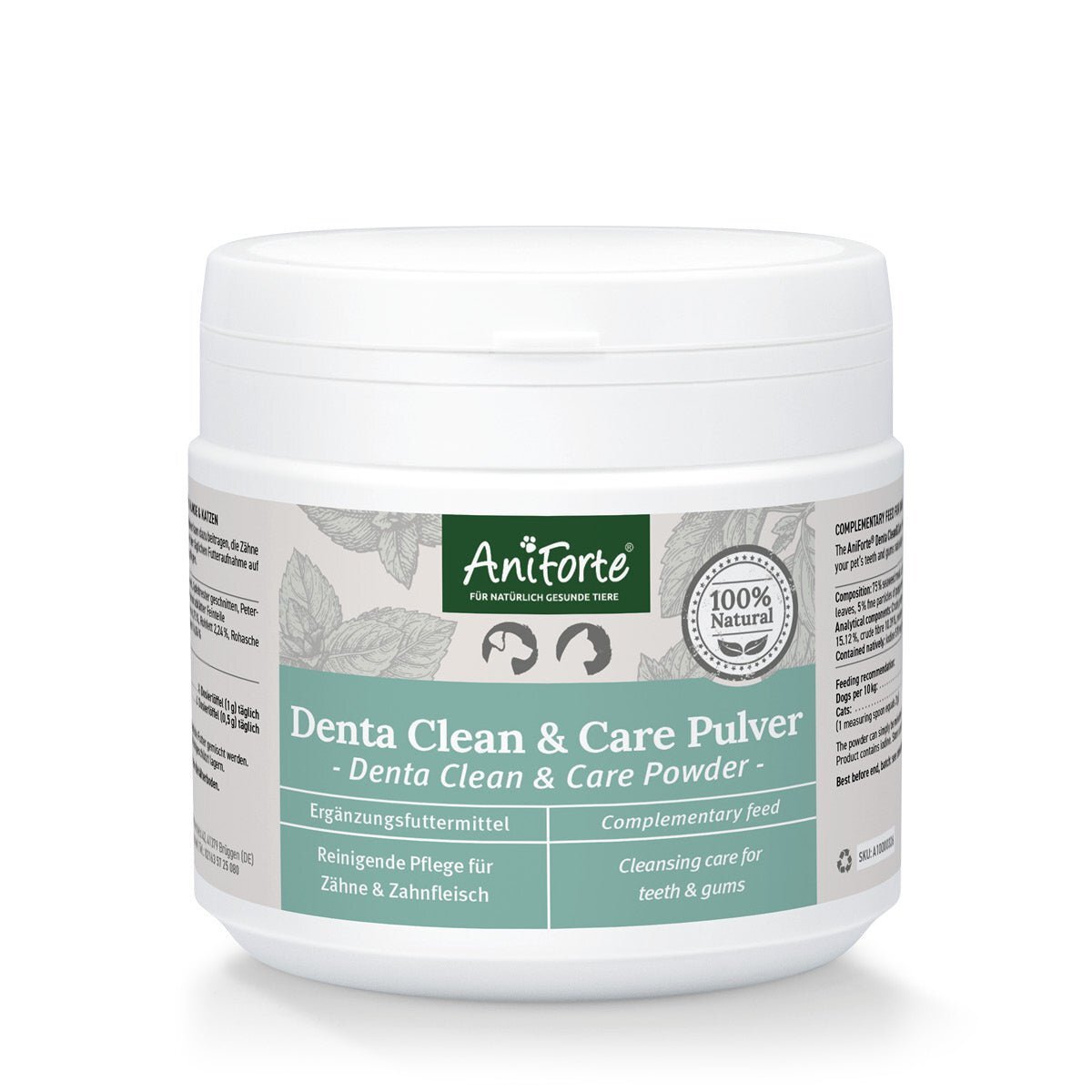 Aniforte Ergänzungsfutter & Aufzucht Aniforte Denta Clean & Care Zahnpflege Pulver 300 g