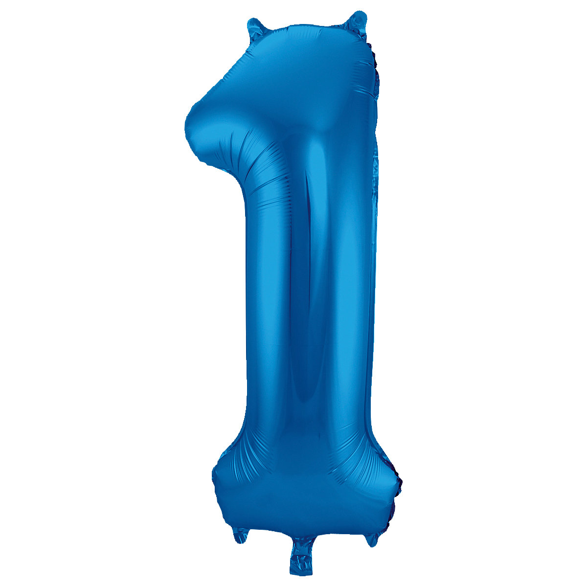 Folienballon blau Zahl 1, 86 cm