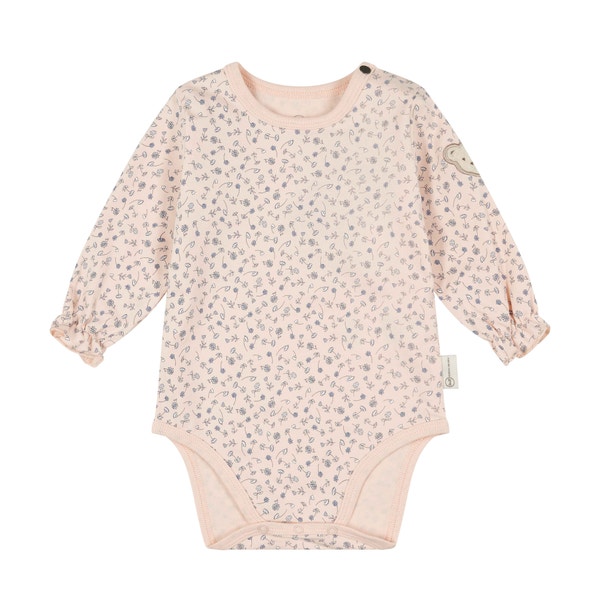 Body langarm, rosa für Mädchen