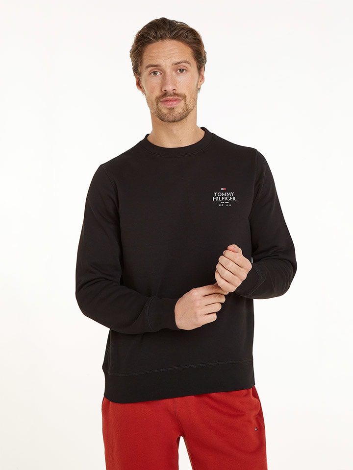 Tommy Hilfiger Sweatshirt in Schwarz günstig kaufen