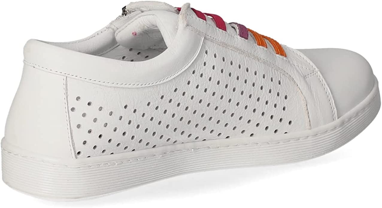 ESGANO Sportliche Slipper weiss