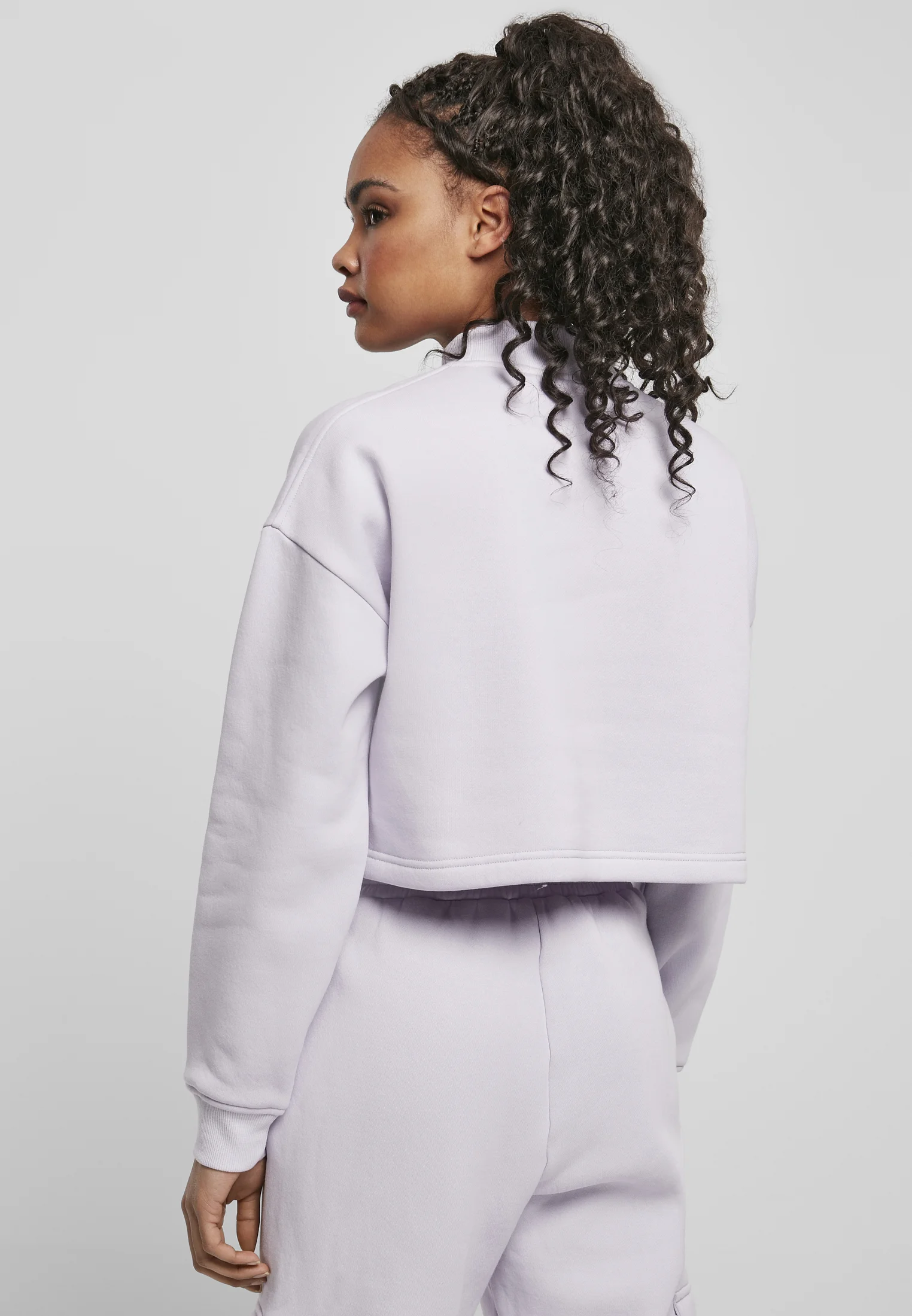 Sudadera Urban Classics de cuello alto y gran tamaño