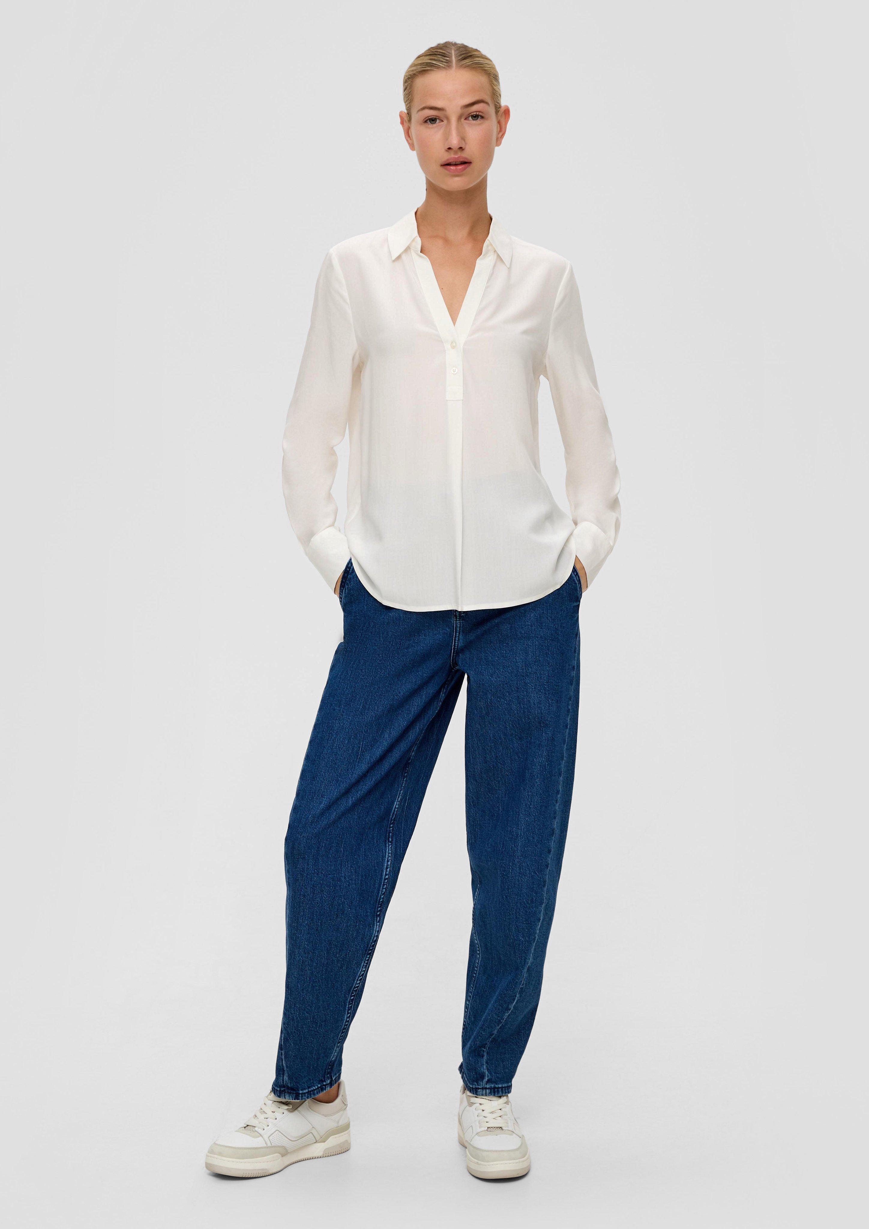 Fließende Viskosebluse  2133817-0210