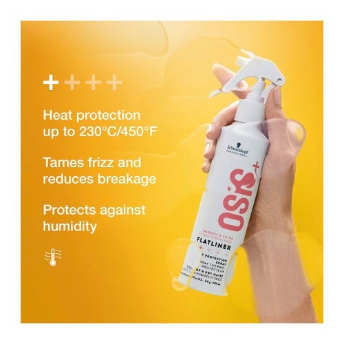 Schwarzkopf Professional OSiS+ Flatliner apsauginis purškiklis nuo karščio 200 ml