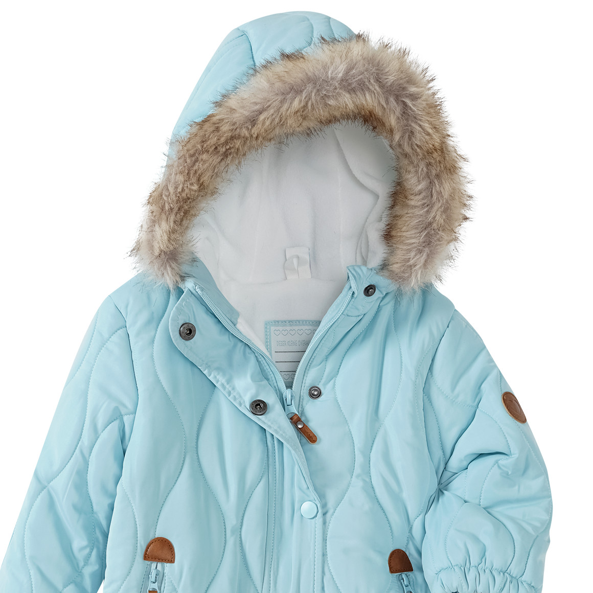 Baby Winteroverall mit Fellimitat