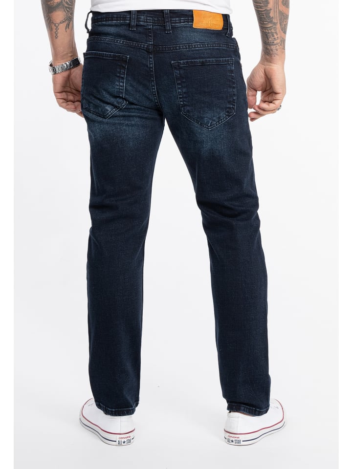 Rock Creek Jeans Straight Leg in Blau günstig kaufen