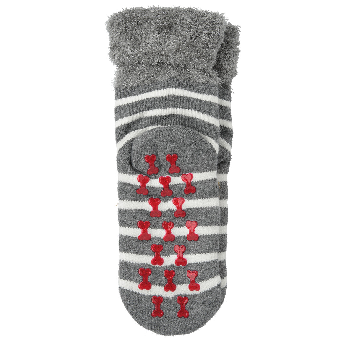 1 Paar Damen Kuschelsocken mit ABS-Sohle