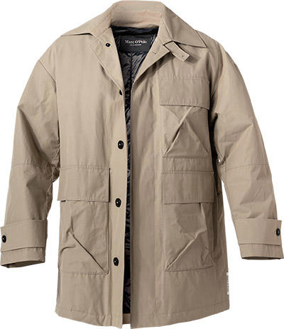 Marc O'Polo, Mantel, Bio Baumwolle wasserabweisend, beige