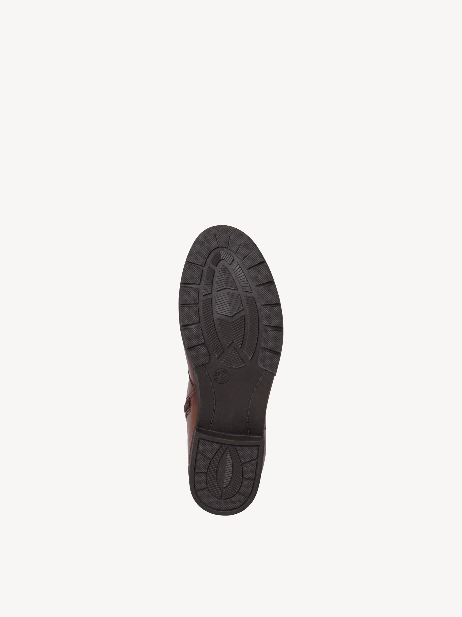Bottine Chelsea en cuir - marron