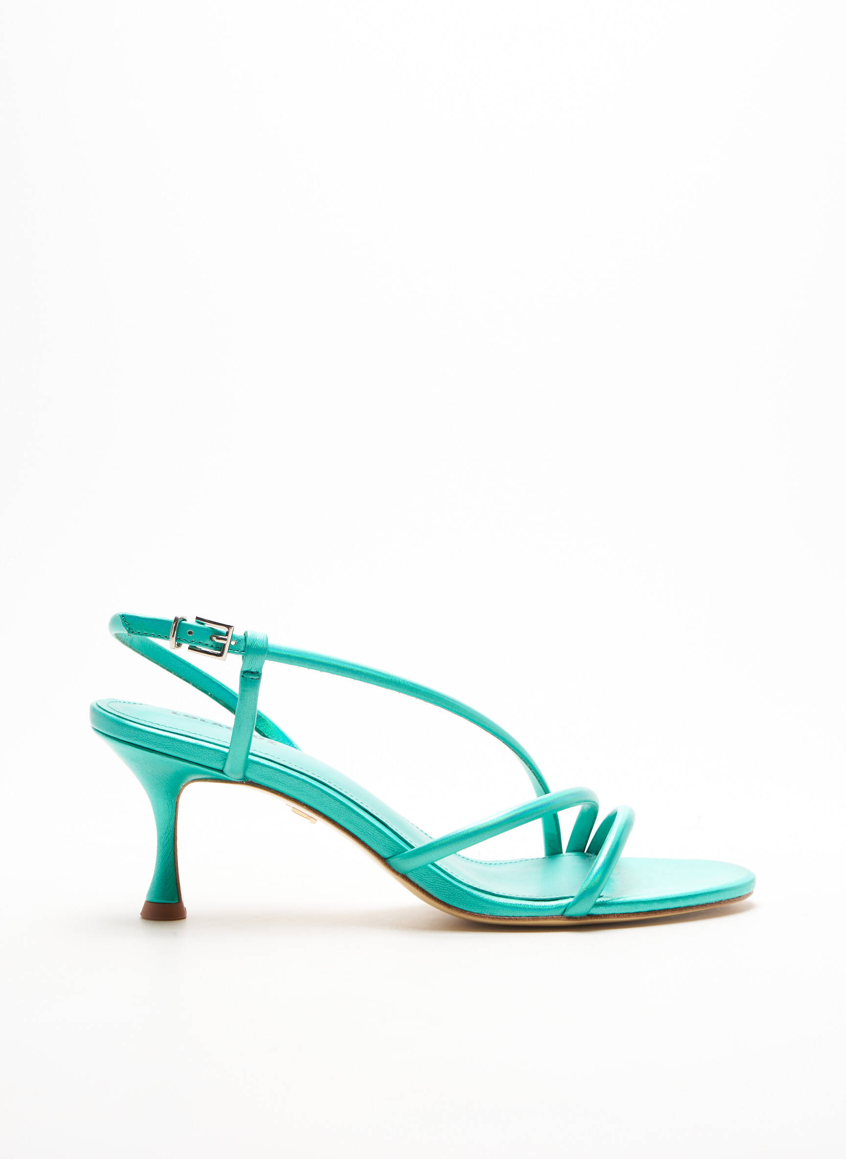 Lola Cruz Sandales Nu Pieds Femme couleur vert