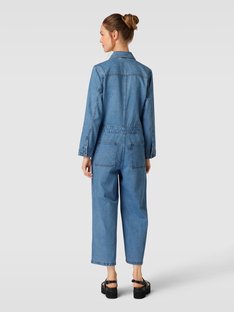 Jumpsuit mit Brusttaschen Modell 'ICONIC' in jeans