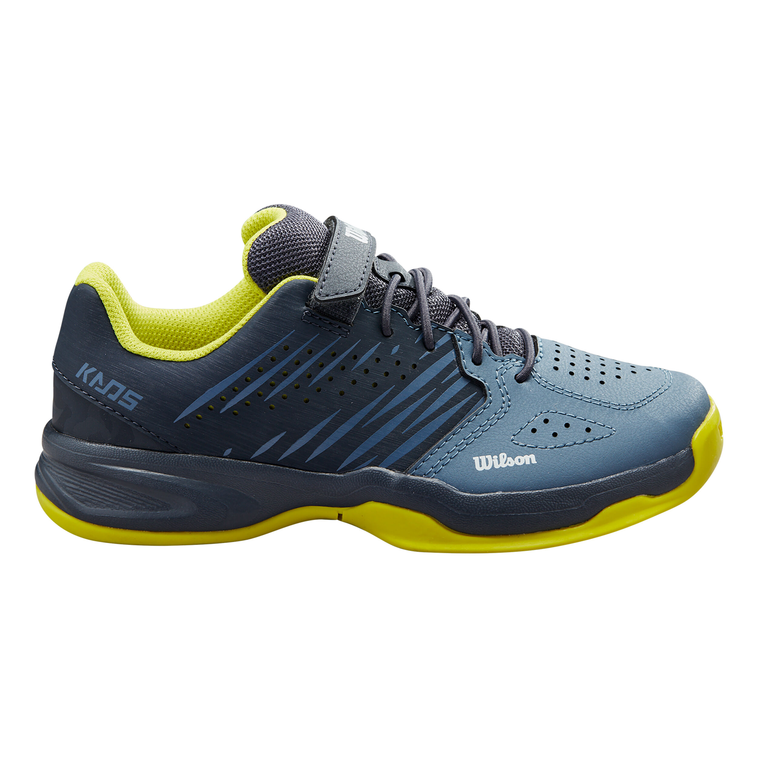 Kaos 2.0 Allcourtschuh Kinder - Blau, Gelb