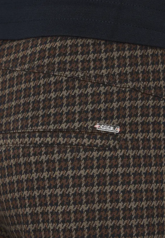 CECIL Hahnentritt Loose Fit Hose