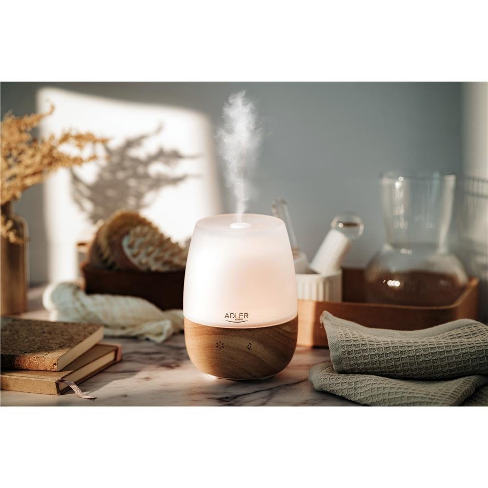 Adler Diffuser AD 7967, 3in1 Ultraschall Aroma Diffuser, für Ätherische Öle, USB, 7 Farben