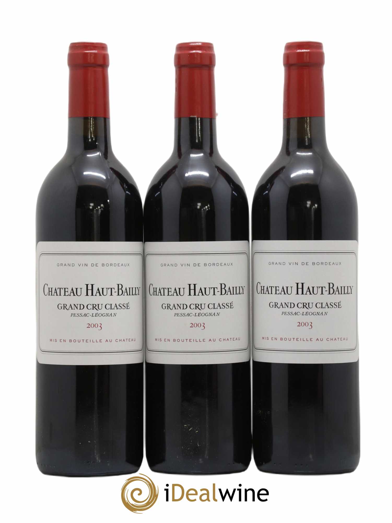 Château Haut-Bailly Cru Classé de Graves  2003 - Lot de 12 Bouteilles