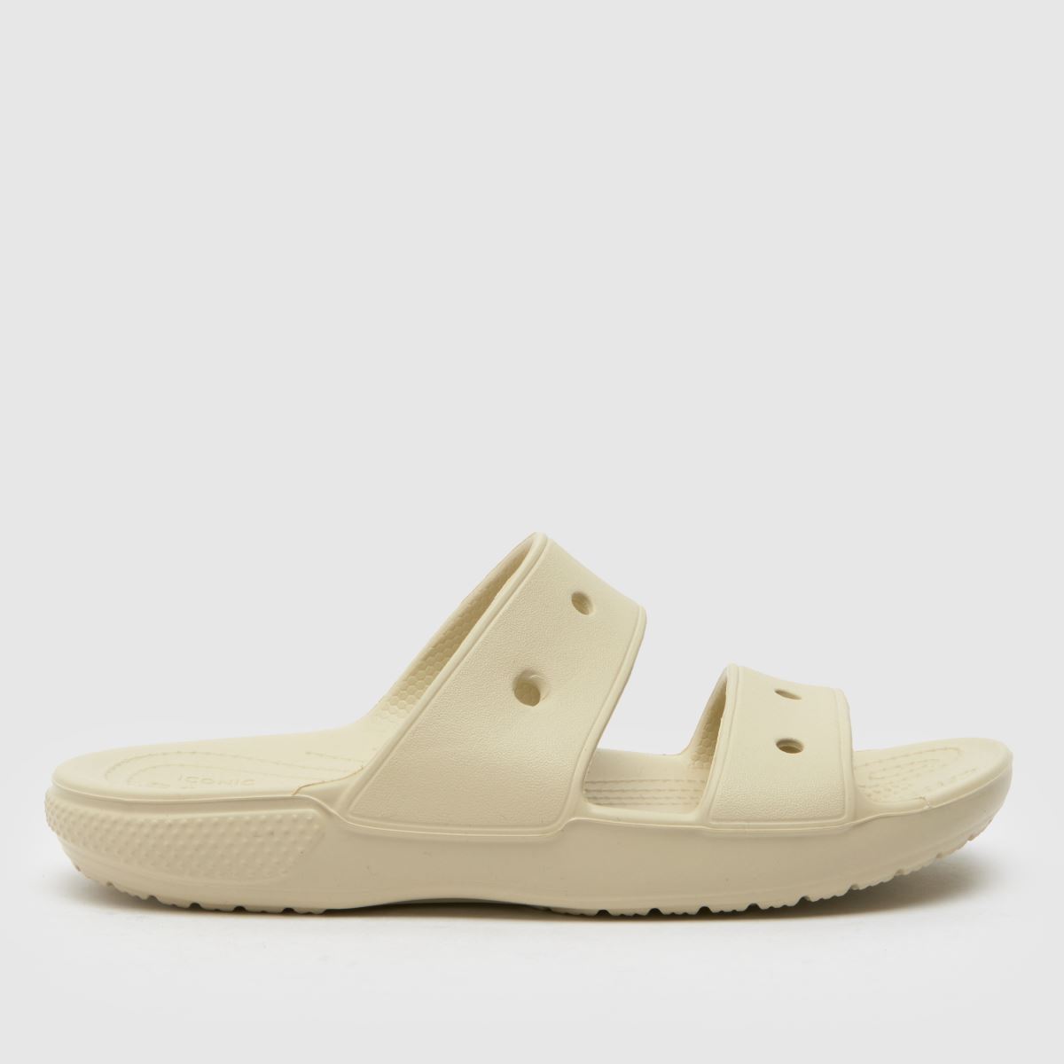 Crocs Classic kétpántos szandál kő színben