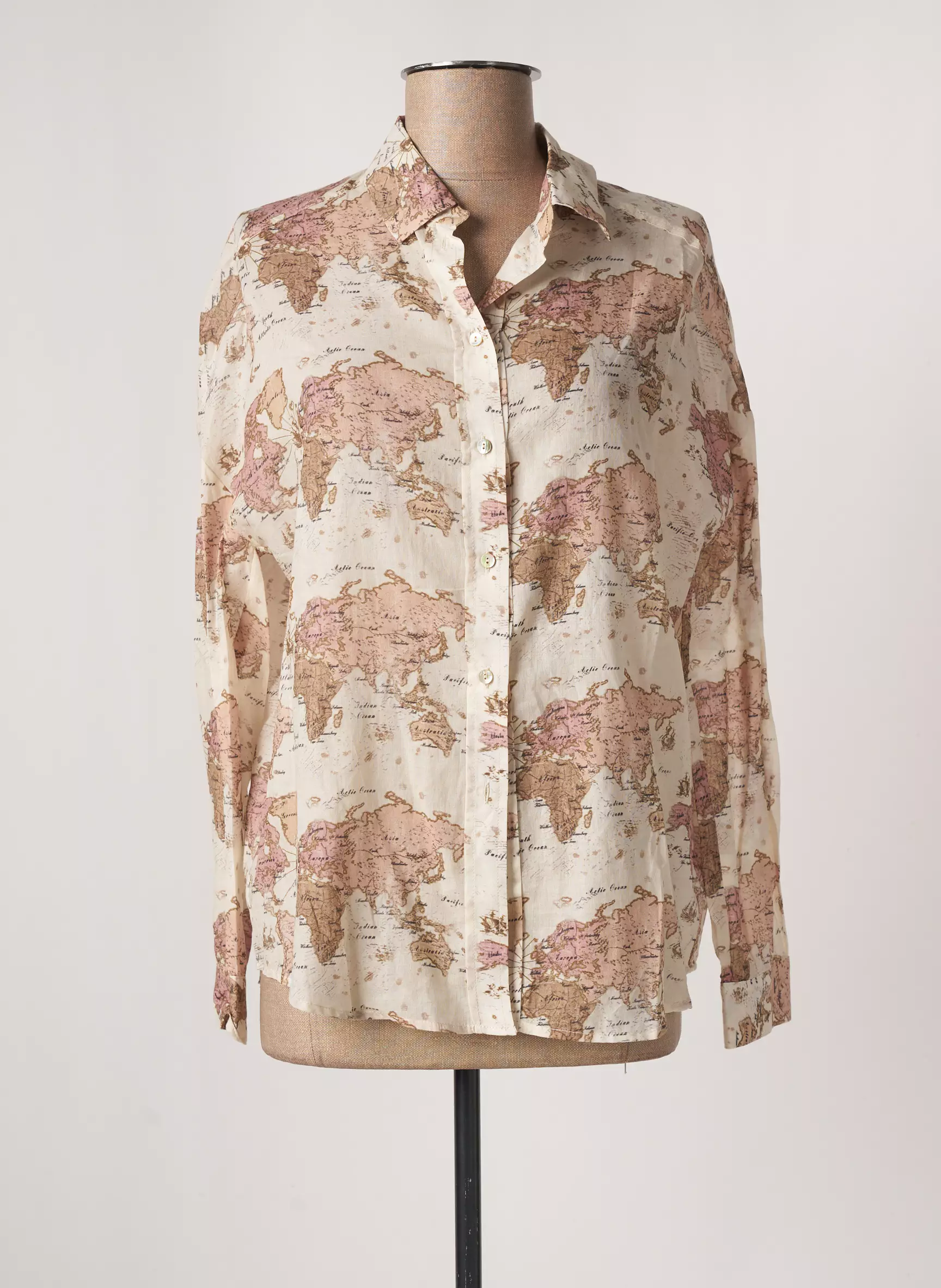 Mkt Studio Chemisiers Femme couleur beige